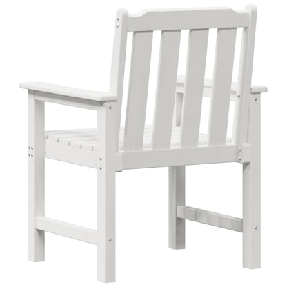 Sedia da pranzo da giardino 4 pcs Bianco 65.5 x 55.5 x 88cm