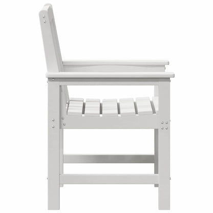 Sedia da pranzo da giardino 4 pcs Bianco 65.5 x 55.5 x 88cm
