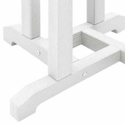 Set Bar da Giardino 3 pcs Bianco HDPE | homemem39