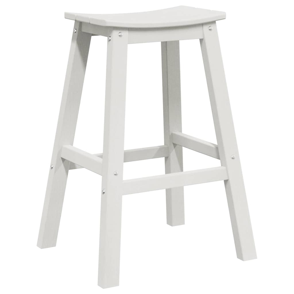 Set Bar da Giardino 3 pcs Bianco HDPE | homemem39