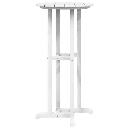 Set Bar da Giardino 3 pcs Bianco HDPE | homemem39