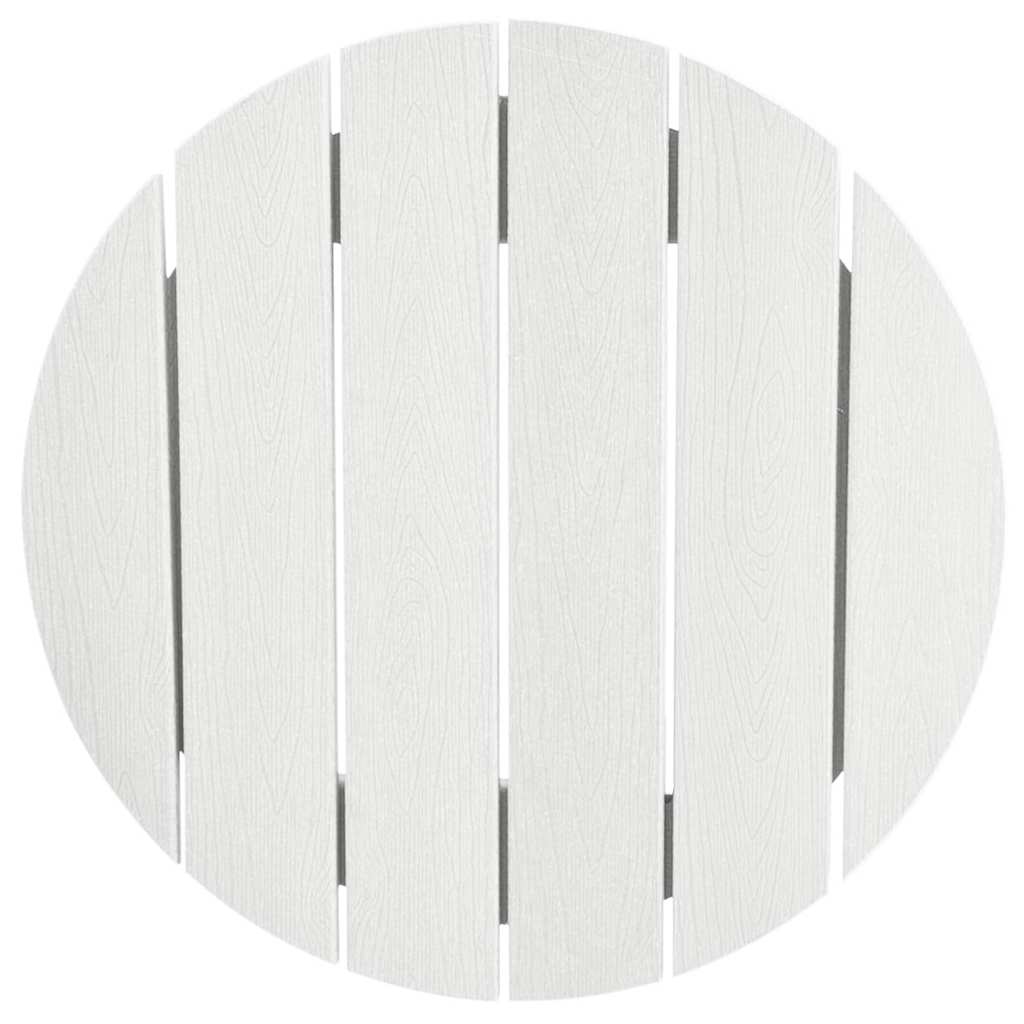 Set Bar da Giardino 3 pcs Bianco HDPE | homemem39