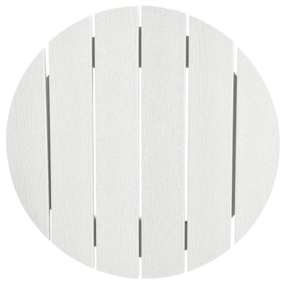 Set Bar da Giardino 3 pcs Bianco HDPE | homemem39