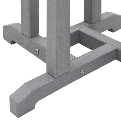 Set Bar da Giardino 3 pcs Grigio chiaro HDPE | homemem39
