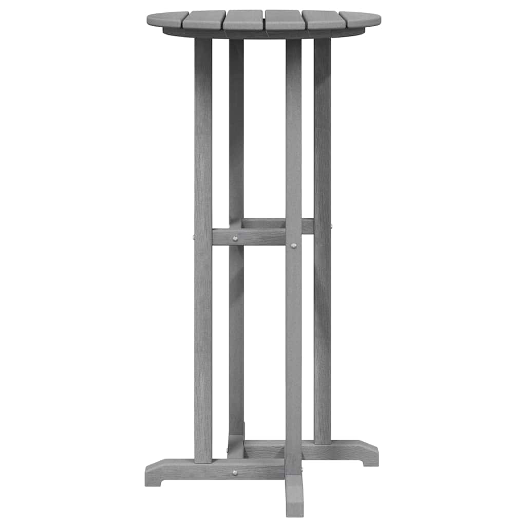 Set Bar da Giardino 3 pcs Grigio chiaro HDPE | homemem39