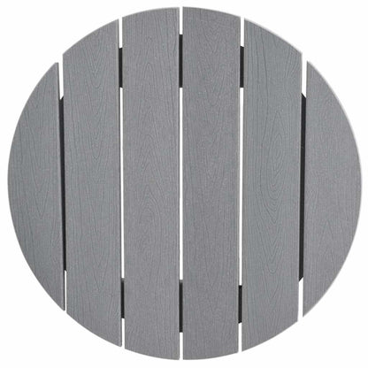 Set Bar da Giardino 3 pcs Grigio chiaro HDPE | homemem39