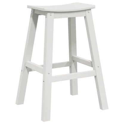 Set Bar da Giardino 4 pcs Bianco HDPE