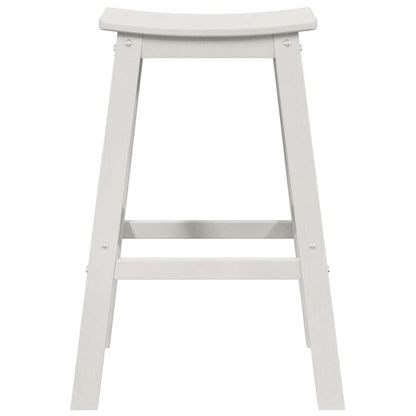 Set Bar da Giardino 4 pcs Bianco HDPE