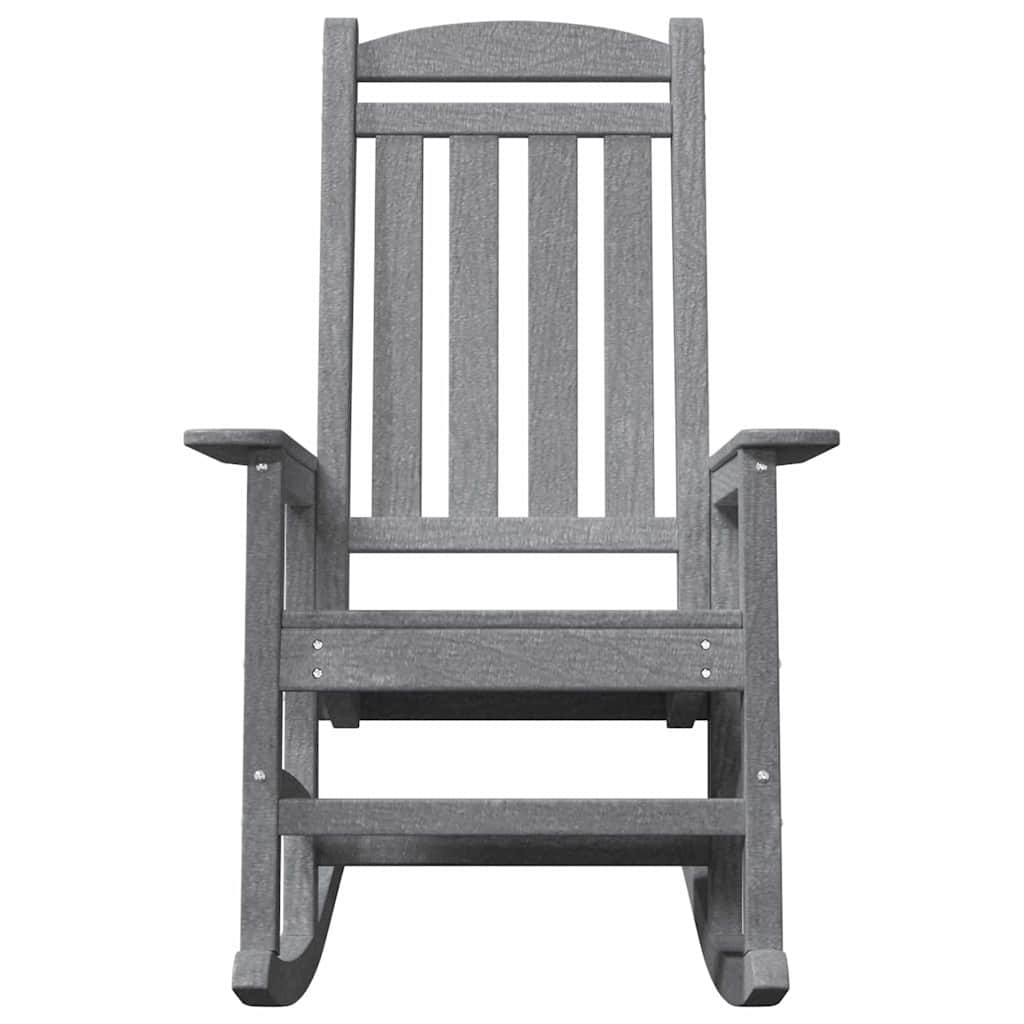Sedia a dondolo 2 pcs Grigio chiaro 92 x 70 x 108 cm | homemem39