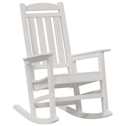 Sedia a dondolo da giardino 3 pcs Bianco 38 x 38 x 46cm