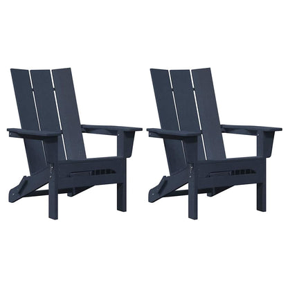 Mobili da lounge da giardino 2 pcs Navy 74.5 x 80.5 x 90cm