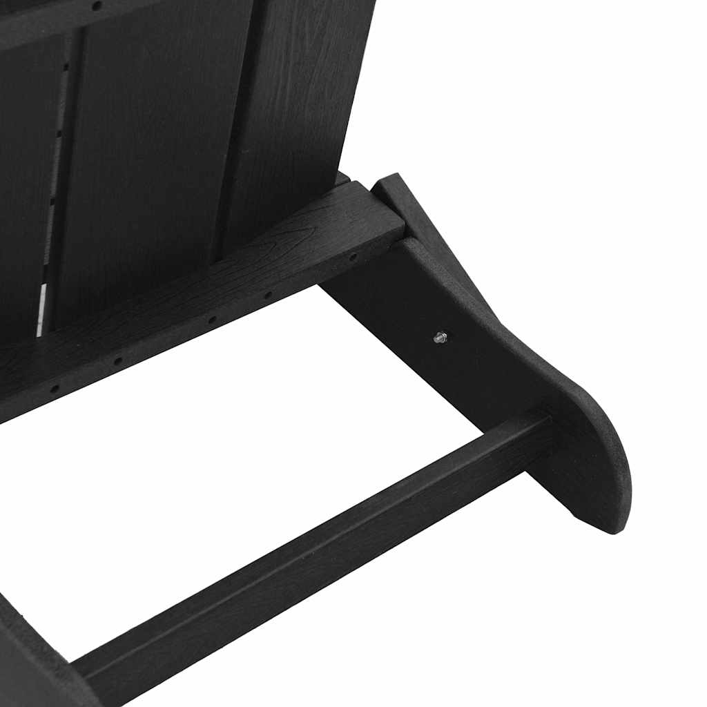 Mobili da lounge da giardino 2 pcs Nero 74.5 x 80.5 x 90cm