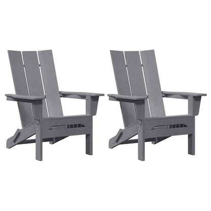 Mobili da lounge da giardino 2 pcs Grigio chiaro