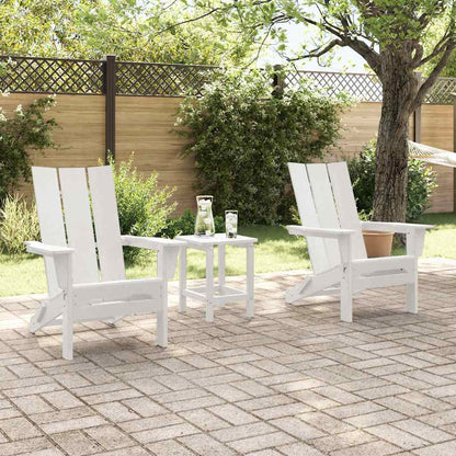 Mobili da lounge da giardino 3 pcs Bianco 38 x 38 x 46cm