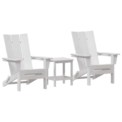 Mobili da lounge da giardino 3 pcs Bianco 38 x 38 x 46cm