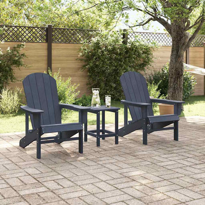 Mobili da lounge da giardino 2 pcs Navy 74 x 82 x 90cm