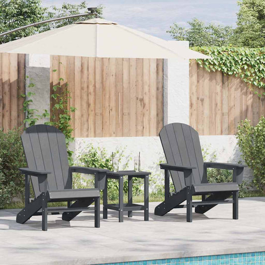 Mobili da lounge da giardino 2 pcs Grigio chiaro 74 x 82 x 90cm