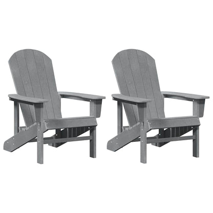 Mobili da lounge da giardino 2 pcs Grigio chiaro 74 x 82 x 90cm