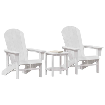 Mobili da lounge da giardino 3 pcs Bianco 38 x 38 x 46cm
