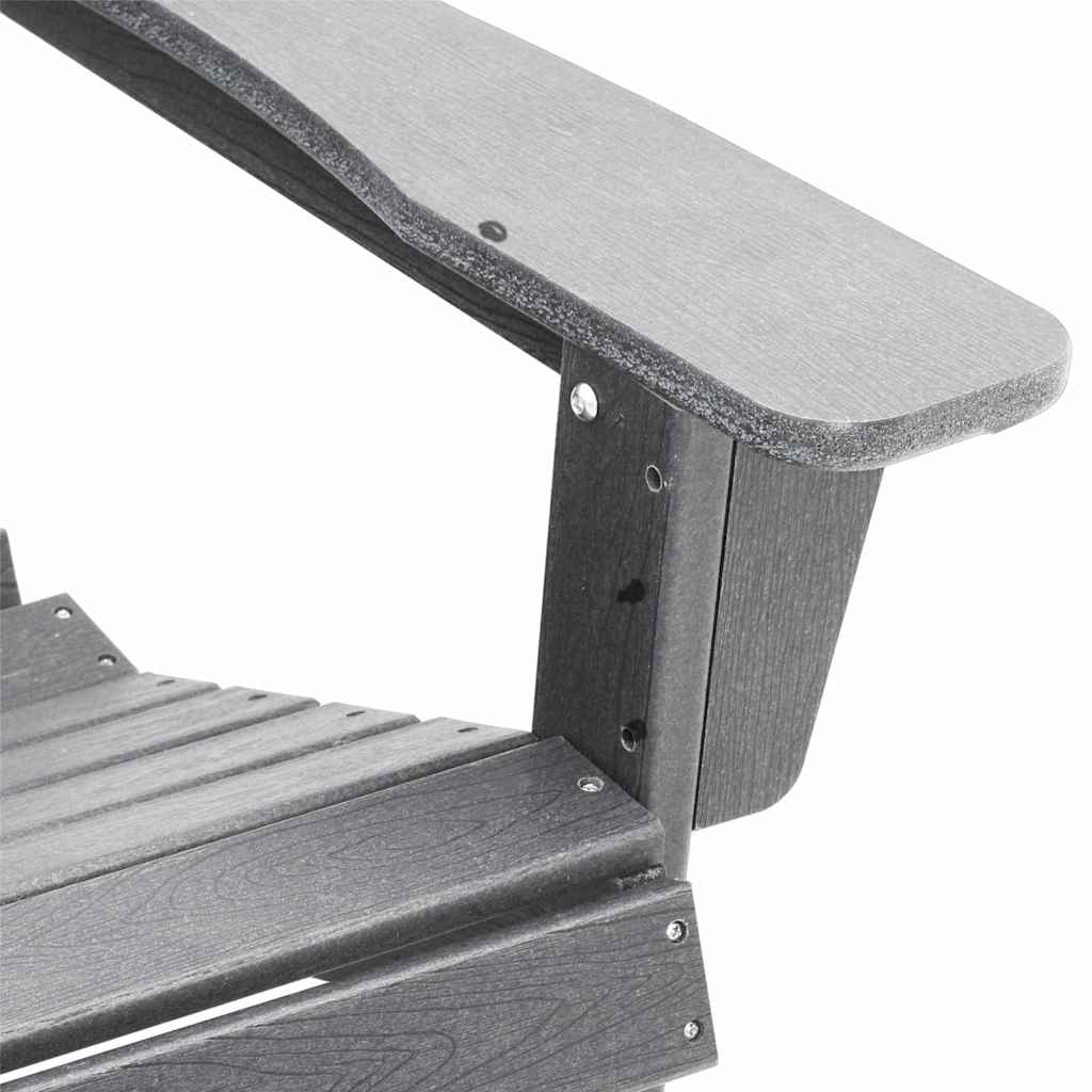 Sedia da Giardino 3 pcs Grigio chiaro Polietilene | homemem39