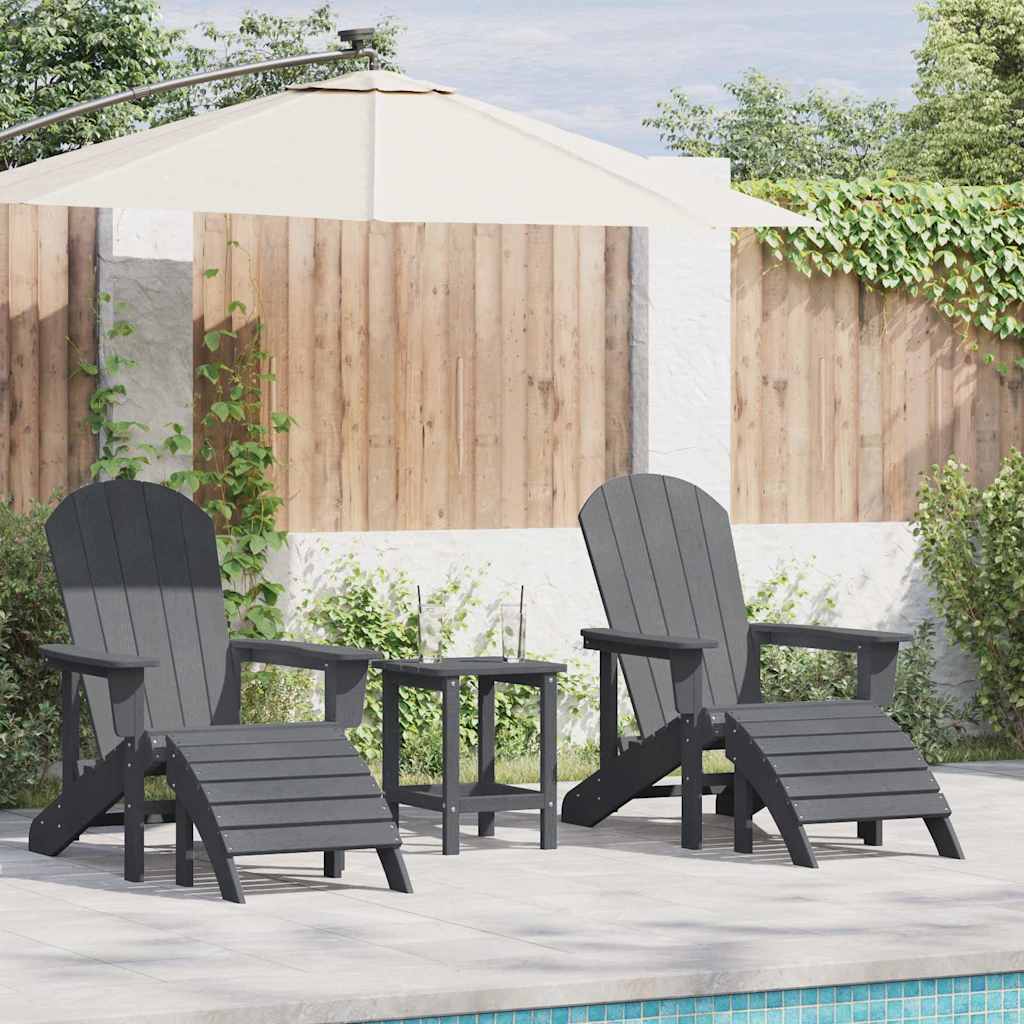 Sedia da Giardino 2 pcs Grigio chiaro 83 x 74 x 92 cm | homemem39