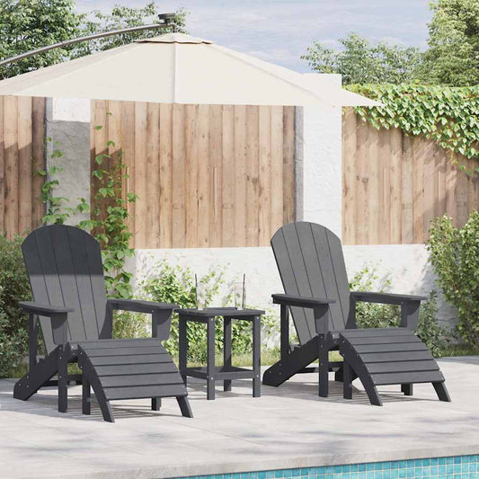 Sedia da Giardino 2 pcs Grigio chiaro 83 x 74 x 92 cm | homemem39