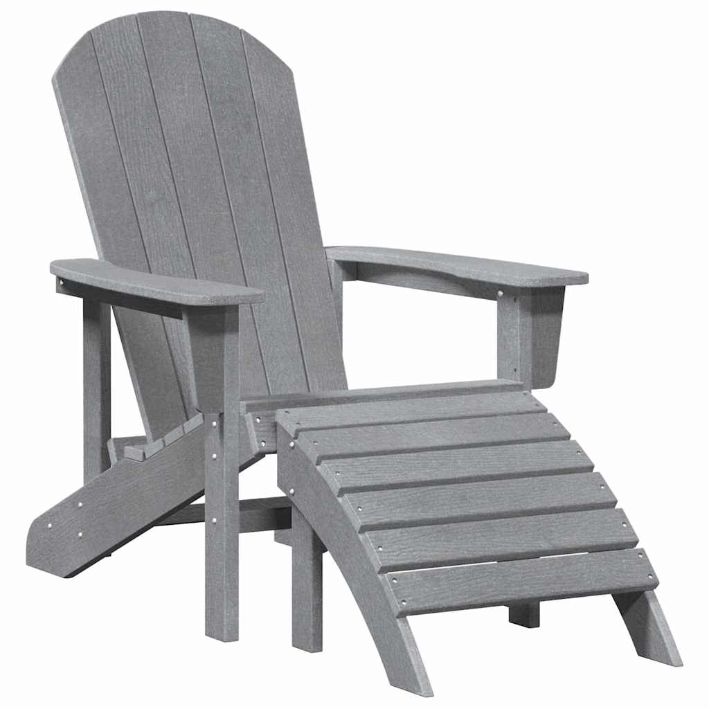 Sedia da Giardino 2 pcs Grigio chiaro 83 x 74 x 92 cm | homemem39