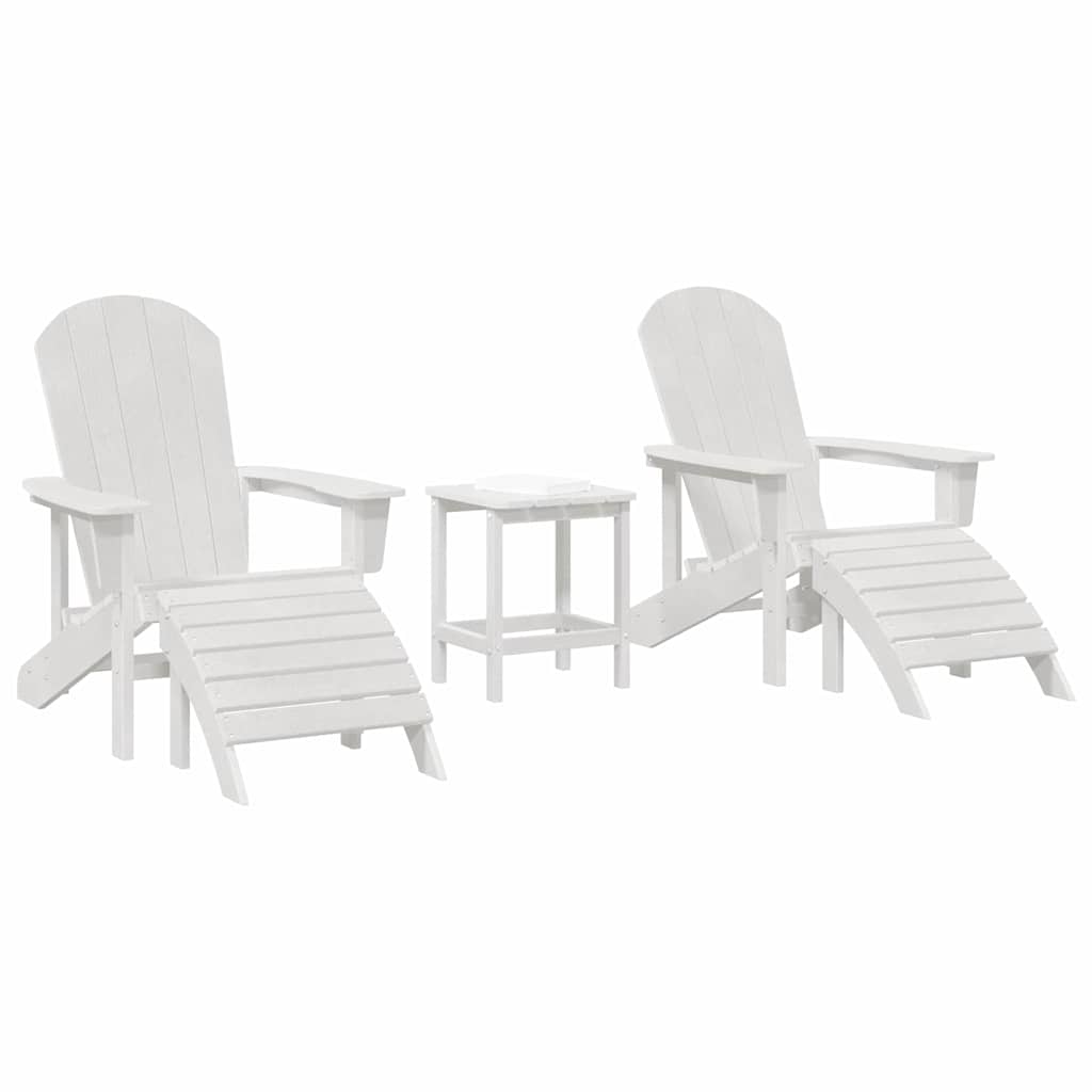 Mobili da lounge da giardino 3 pcs Bianco 38 x 38 x 46cm