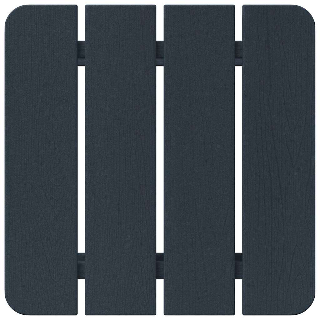 Mobili da lounge da giardino 3 pcs Navy 38 x 38 x 46cm Plastica