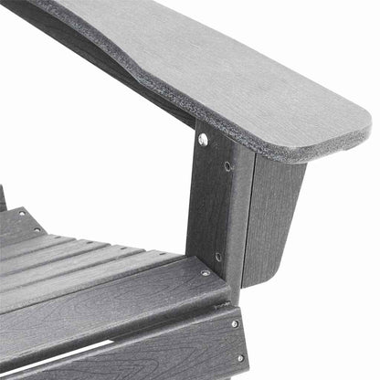 Sedia da Giardino 3 pcs Grigio chiaro Polietilene | homemem39