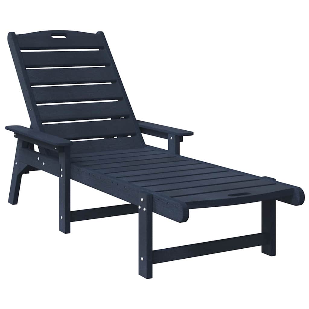Mobili da lounge da giardino 2 pcs Navy 53 x 195.5 x 30cm