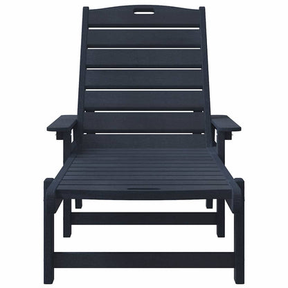 Mobili da lounge da giardino 2 pcs Navy 53 x 195.5 x 30cm
