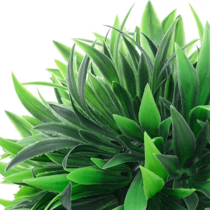 Sfere di Bosso Artificiale con Luci LED 2 pz Verdi 30 cm | homemem39