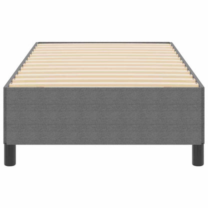 Letto a molle Grigio chiaro 80 x 200 cm Tessuto in Cords | homemem39