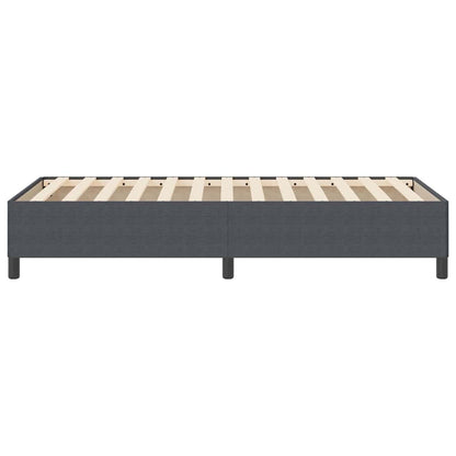 Letto a molle Grigio scuro 80 x 200 cm Tessuto in Cords | homemem39