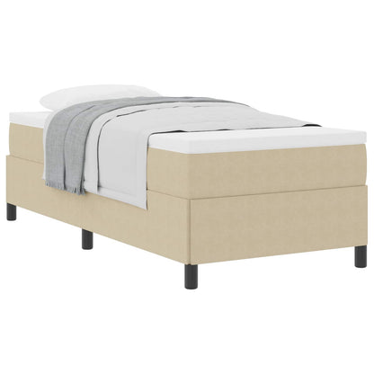 Letto a molle Grigio Verde 80 x 200 cm Tessuto in Cords | homemem39
