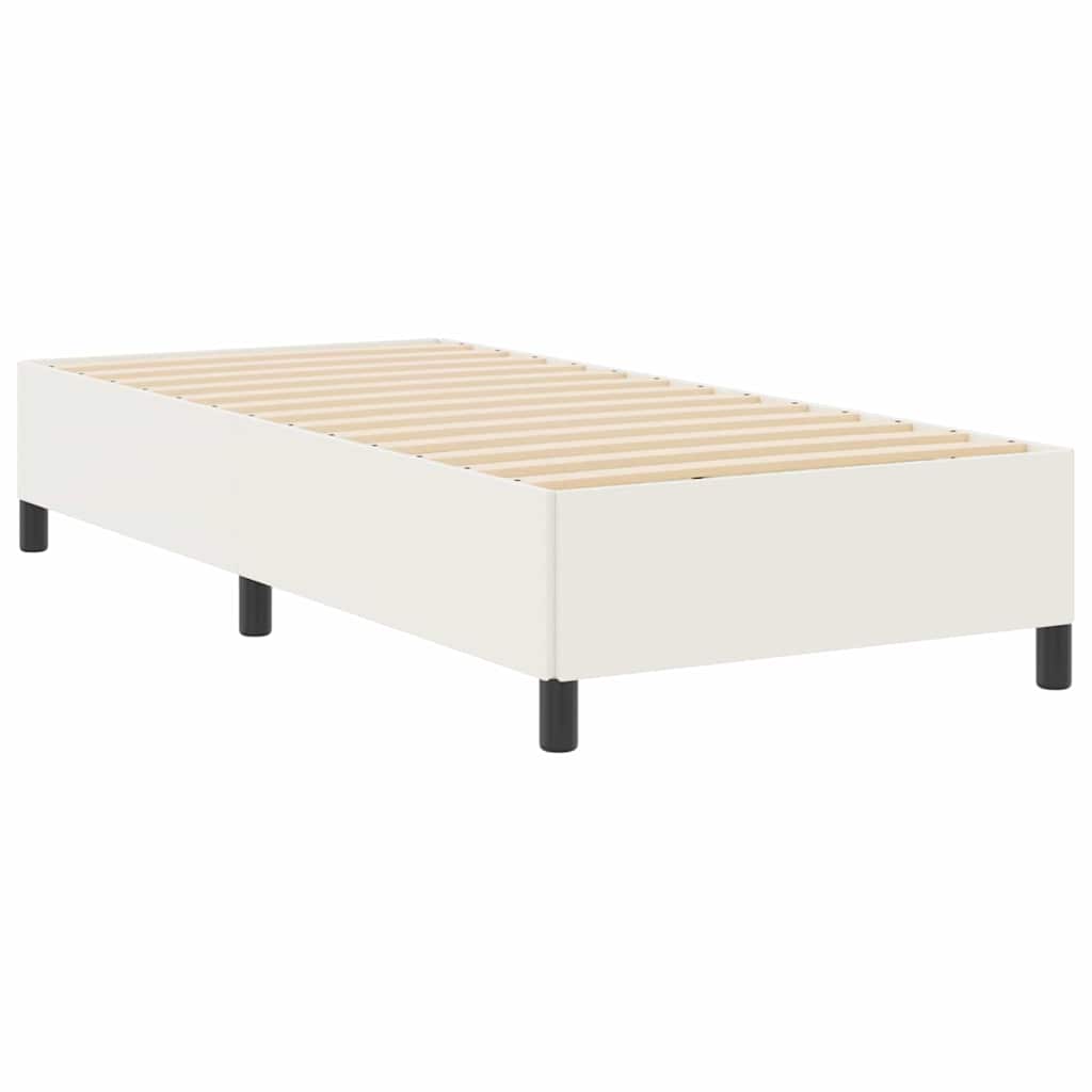 Letto a molle Crema 90 x 200 cm Tessuto in Cords | homemem39