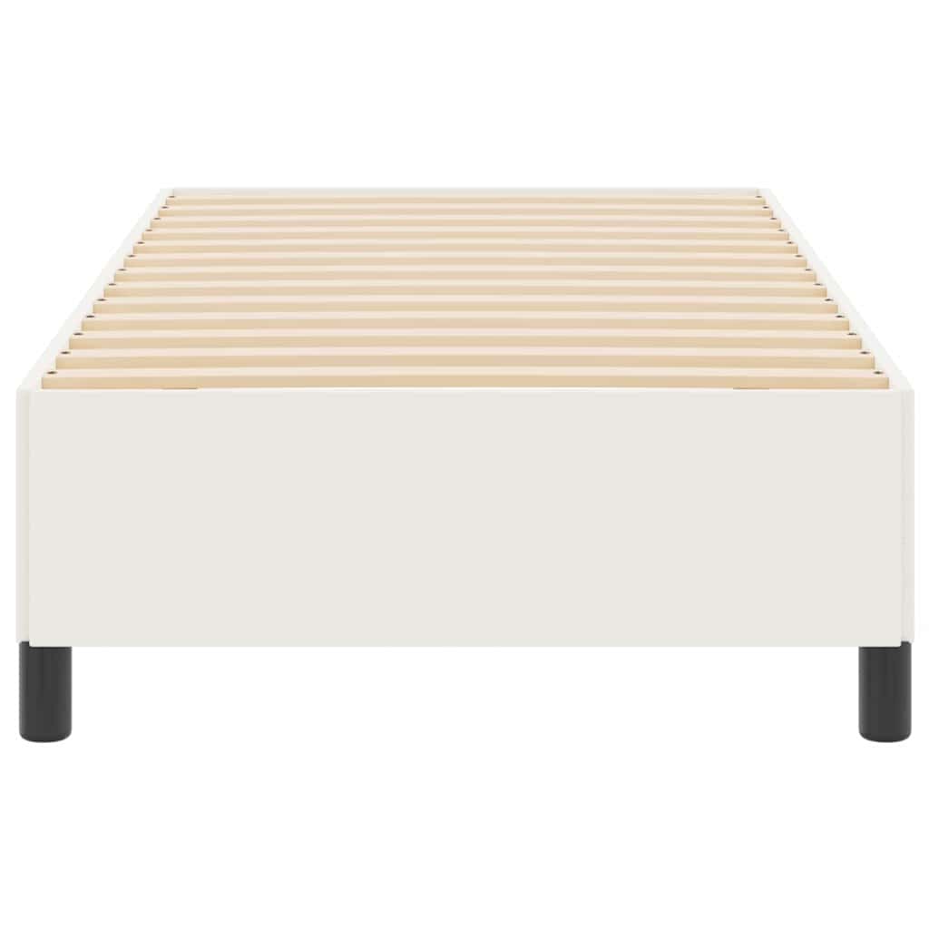 Letto a molle Crema 90 x 200 cm Tessuto in Cords | homemem39