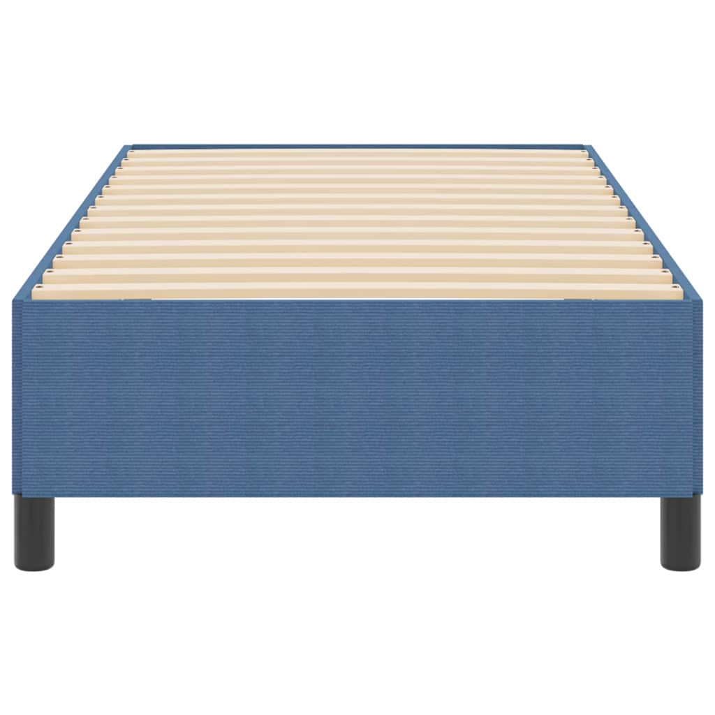 Letto a molle Blu 90 x 200 cm Tessuto in Cords | homemem39