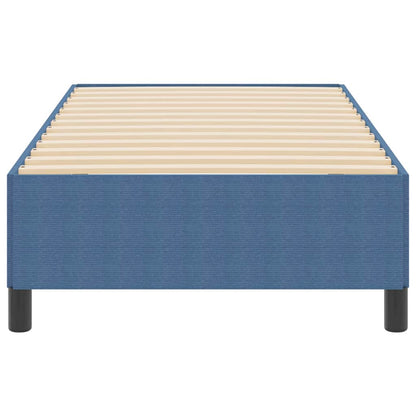 Letto a molle Blu 100 x 200 cm Tessuto in Cords | homemem39