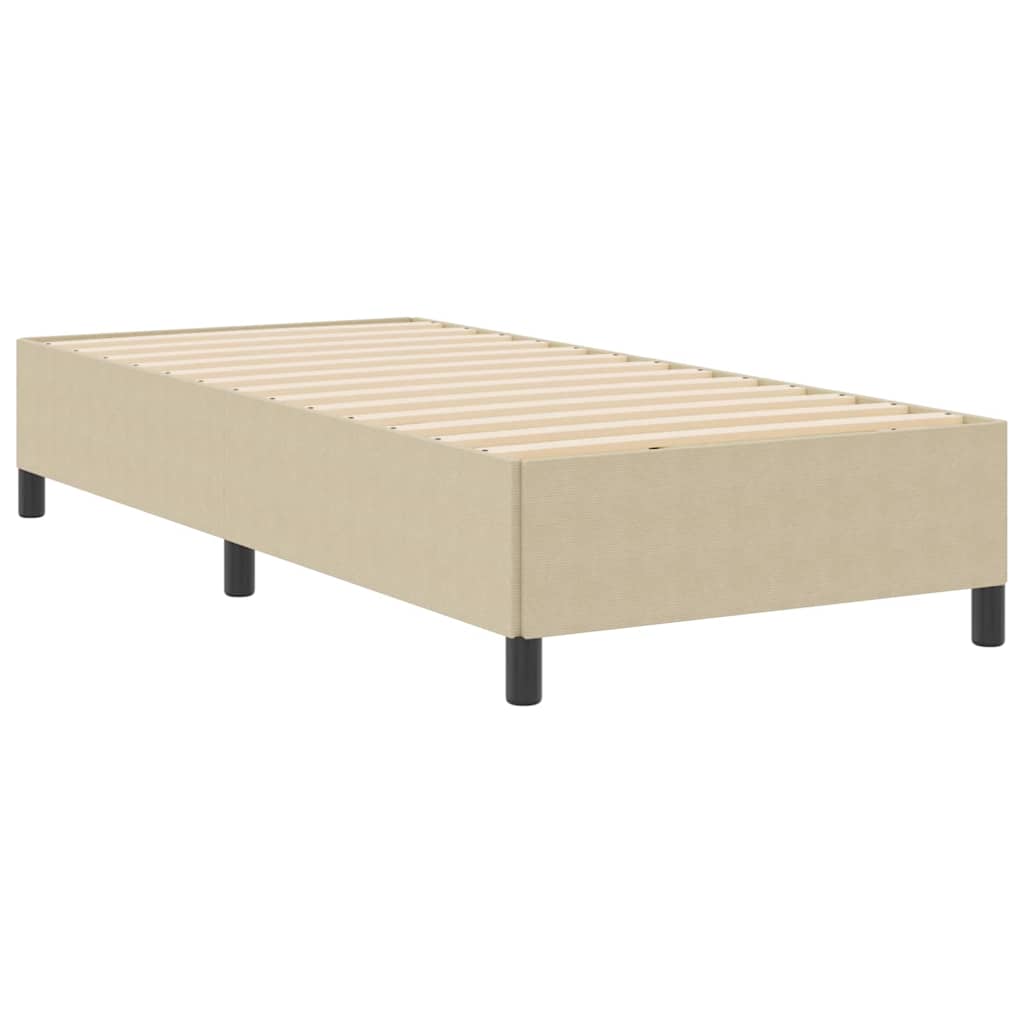 Letto a molle Grigio Verde 100 x 200 cm Tessuto in Cords | homemem39