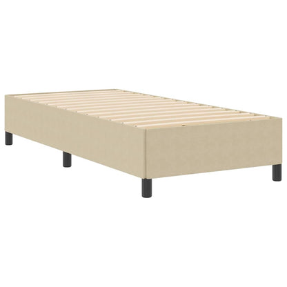 Letto a molle Grigio Verde 100 x 200 cm Tessuto in Cords | homemem39