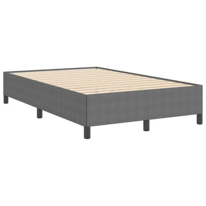 Letto a molle Grigio Chiaro 120 x 190 cm Tessuto in Cords