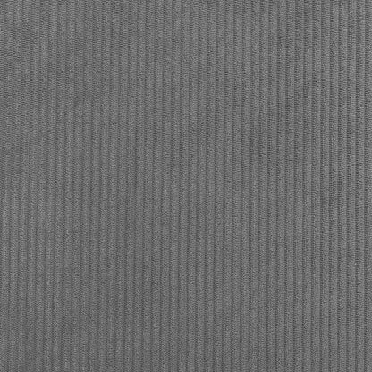 Letto a molle Grigio Chiaro 120 x 190 cm Tessuto in Cords