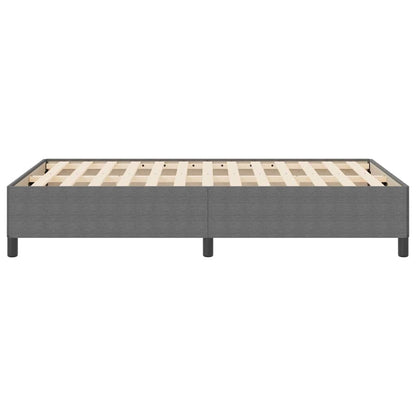 Letto a molle Grigio Chiaro 120 x 190 cm Tessuto in Cords