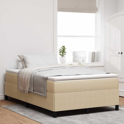 Letto a molle Grigio Verde 120 x 190 cm Tessuto in Cords | homemem39