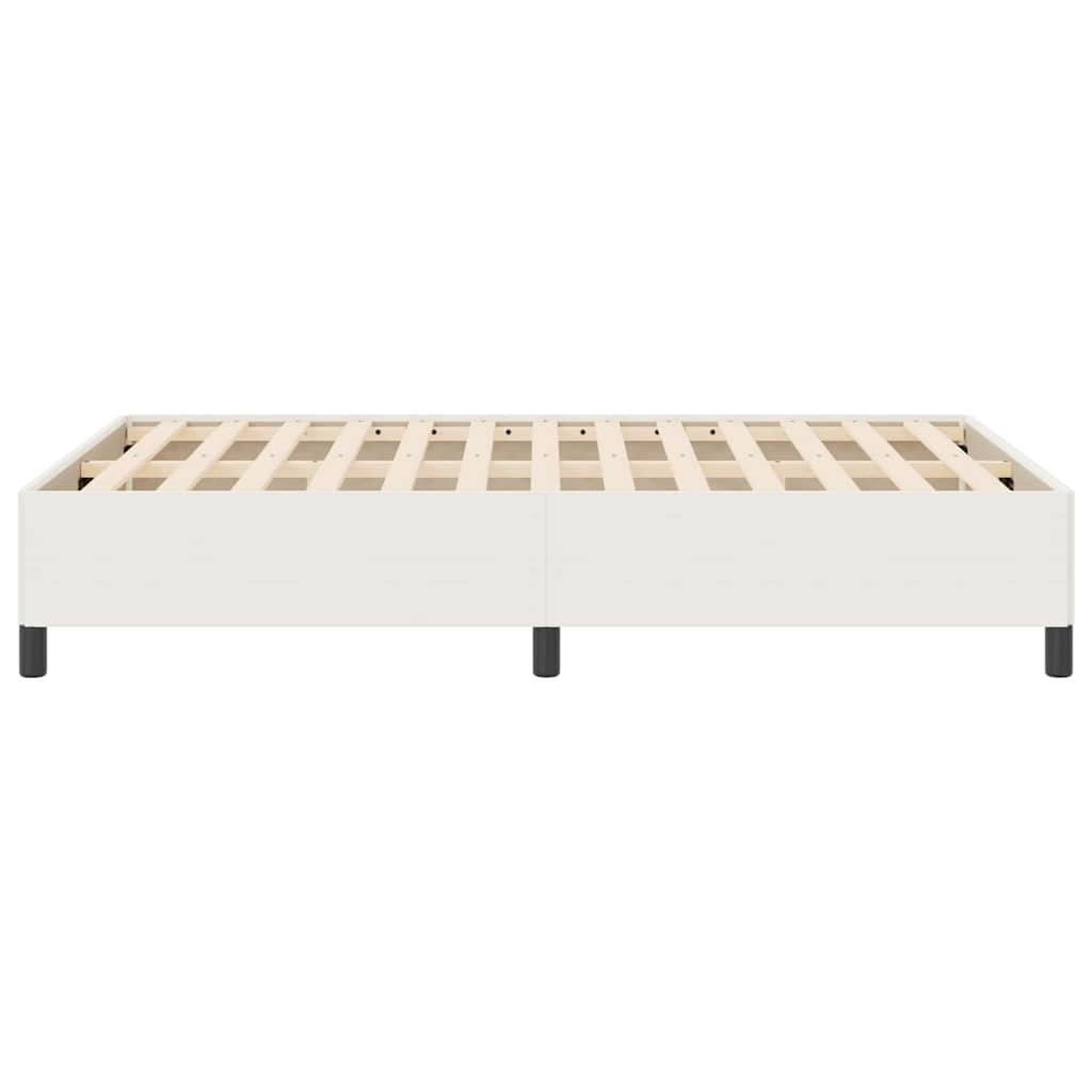 Letto a molle Crema 140 x 190 cm Tessuto in Cords | homemem39