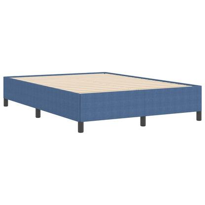 Letto a molle Blu 140 x 190 cm Tessuto in Cords | homemem39
