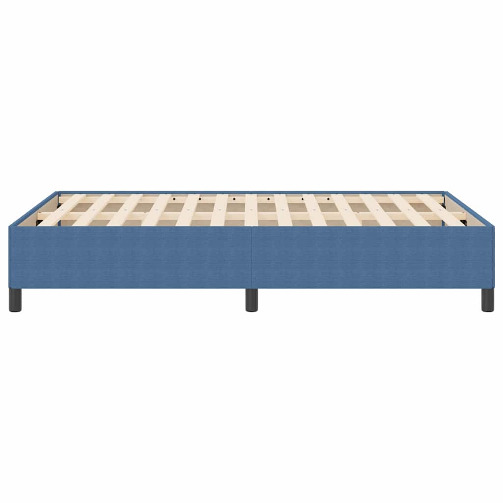 Letto a molle Blu 140 x 200 cm Tessuto in Cords | homemem39