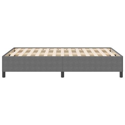 Letto a molle Grigio Chiaro 160 x 200 cm Tessuto in Cords | homemem39